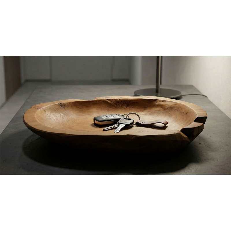 Set Tasche Tipisan In Teak Ric. cm 43x38x7 (pezzi Unici - Non Ripiani In Serie)