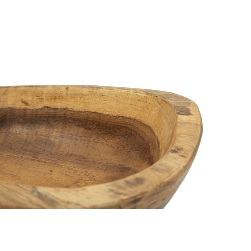 Set Tasche Spoon In Teak Ric. cm 36x16x8 (pezzi Unici - Non Ripiani In Serie)