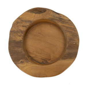 Zoom Set Tasche Erusi In Teak Ric. cm ø 20x6 (pezzi Unici - Non Ripiani In Serie)