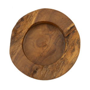 Zoom Set Tasche Erusi Plus In Teak Ric.cm ø 21x6 (pezzi Unici - Non Ripiani In Serie)