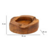 Set Tasche Erusi Plus In Teak Ric.cm ø 21x6 (pezzi Unici - Non Ripiani In Serie)