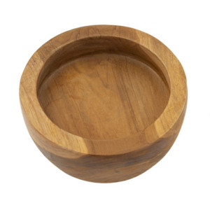 Zoom Set Tasche Erusi Simple In Teak Ric.cm ø15x9,5 (pezzi Unici-non Ripiani In Serie)