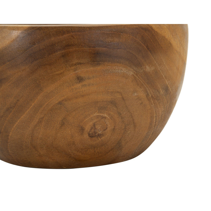 Set Tasche Erusi Simple In Teak Ric.cm ø15x9,5 (pezzi Unici-non Ripiani In Serie)
