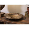 Set Tasche Geris In Teak Riciclato cm ø 35x7 (pezzi Unici - Non Ripiani In Serie)