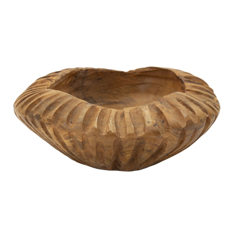 Set Tasche Geris In Teak Ric. cm ø 19x8 (pezzi Unici - Non Ripiani In Serie)