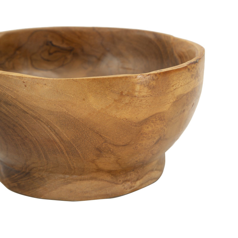 Set Tasche Butot In Teak Ric. cm ø 15x8 (pezzi Unici - Non Ripiani In Serie)