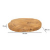 Set Tasche Pokon In Teak Ric. cm ø 24x2 (pezzi Unici - Non Ripiani In Serie)