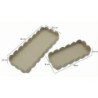 Set Tasche Saturno Rettangolare Tortora Coppia cm 40x16,5x4,5-29x12x4,5