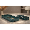 Set Tasche Saturno Rettangolare Ottanio Coppia cm 40x16,5x4,5-29x12x4,5