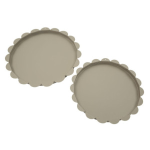 Zoom Set Tasche Saturno Rot. Tortora Coppia cm ø 33x2-27,5x2