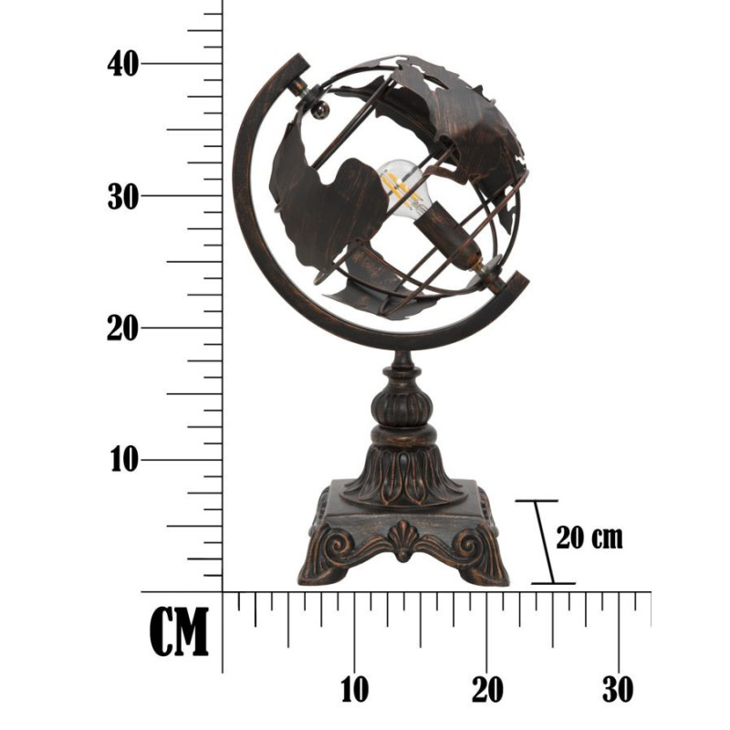 Lampadelle A Da Tavolo World Industry cm 24x20x40