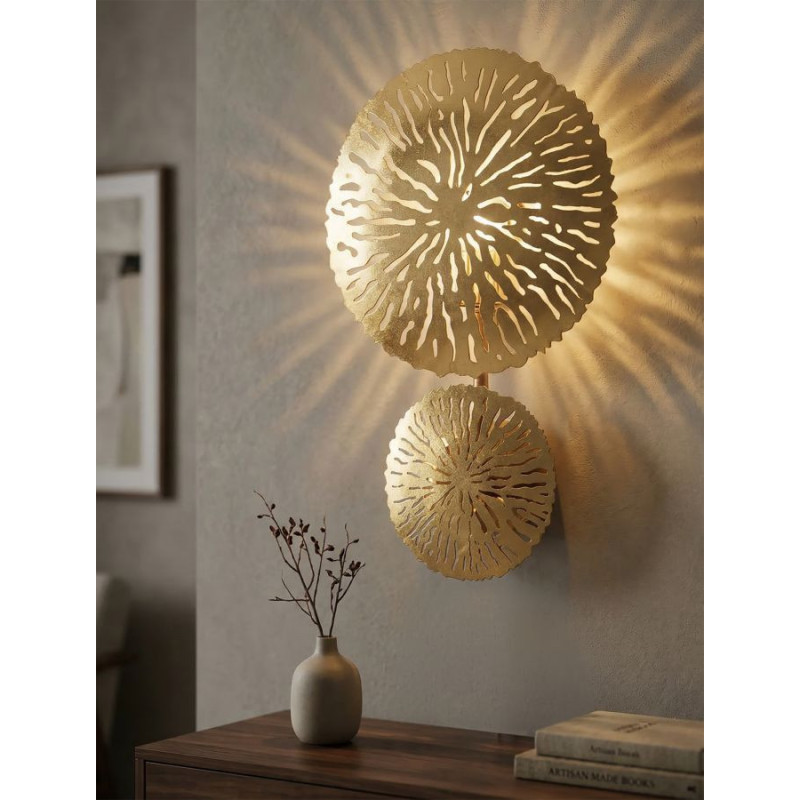 Lampadelle A Da Muro Simple Glam cm 28,5x8x46