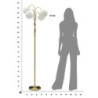 Lampadelle A Da Terra Glamy 4 Light cm ø 54x176