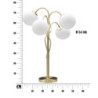 Lampadelle A Da Tavolo Glamy 4 Light cm ø 53x74
