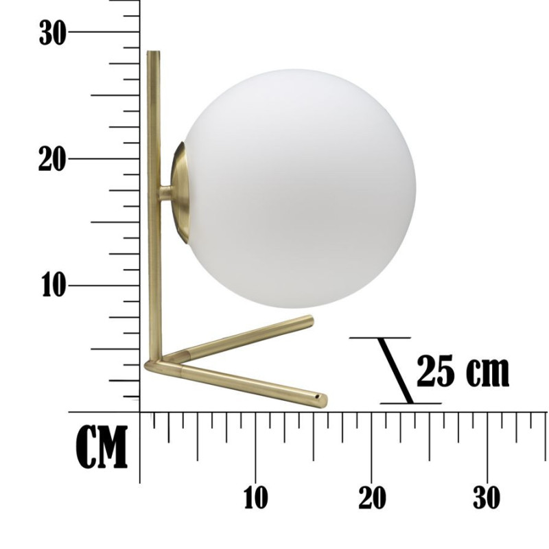 Lampadelle A Da Tavolo Glamy Low cm 25x25x27