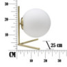 Lampadelle A Da Tavolo Glamy Low cm 25x25x27