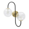 Lampadelle A Da Muro Iron Black cm 36x24x45