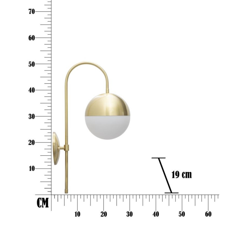 Lampadelle A Da Muro Glamy Street cm 19x31x51