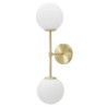 Lampadelle A Da Muro Glamy Doppia cm 15x21x55