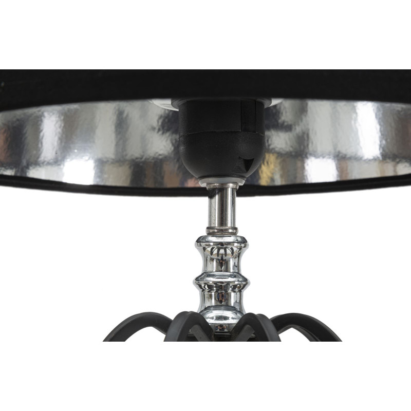 Lampadelle A Da Tavolo Darky Silver cm ø 28x56