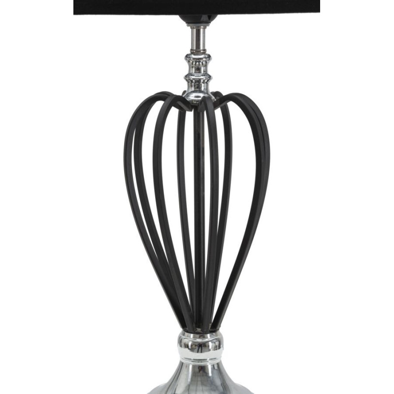 Lampadelle A Da Tavolo Darky Silver cm ø 28x56