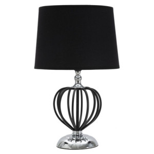 Lampadelle A Da Tavolo Darky Silver cm ø28x44,5
