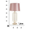 Lampadelle A Da Tavolo Krista cm ø 28x55
