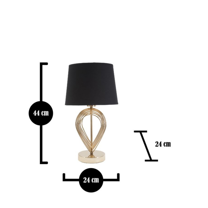 Lampadelle A Da Tavolo Maxt cm ø 24x44