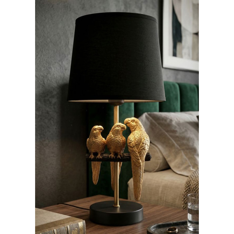 Lampadelle A Da Comodino Pappagallo cm ø 20x39