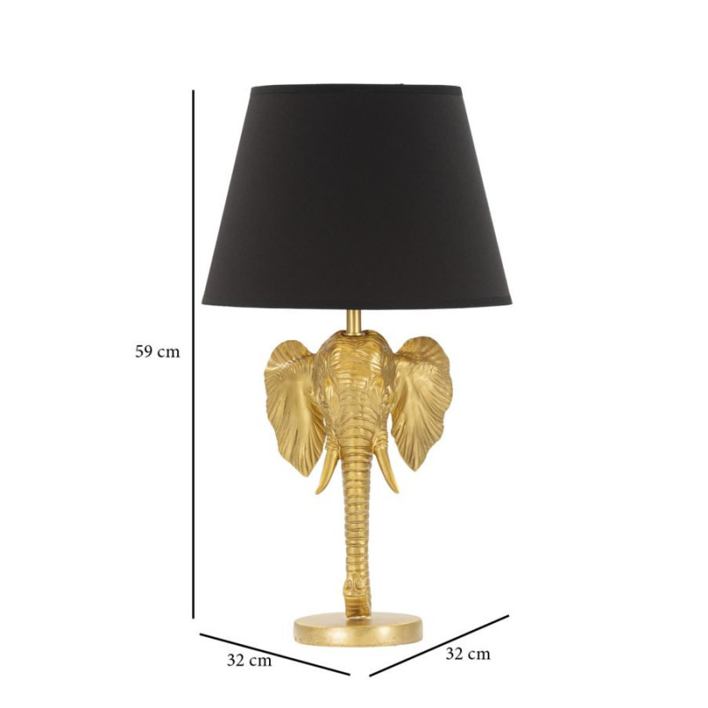 Lampadelle A Da Tavolo Elefante cm ø 32x59