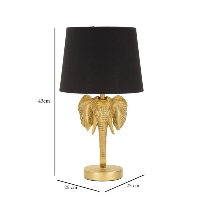 Lampadelle A Da Tavolo Elefante cm ø 25x43