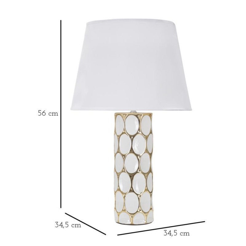 Lampadelle A Da Tavolo Glam Carv cm ø 34,5x56