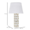 Lampadelle A Da Tavolo Glam Carv cm ø 34,5x56