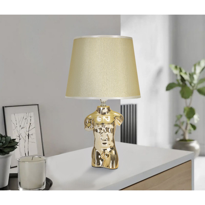Lampadelle A Da Comodino Glam Man cm 25x42,5