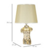Lampadelle A Da Comodino Glam Man cm 25x42,5