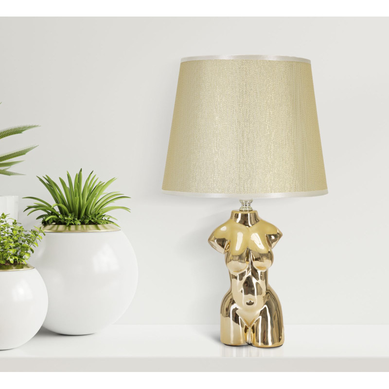 Lampadelle A Da Comodino Glam Woman cm ø 25x39,5