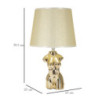 Lampadelle A Da Comodino Glam Woman cm ø 25x39,5