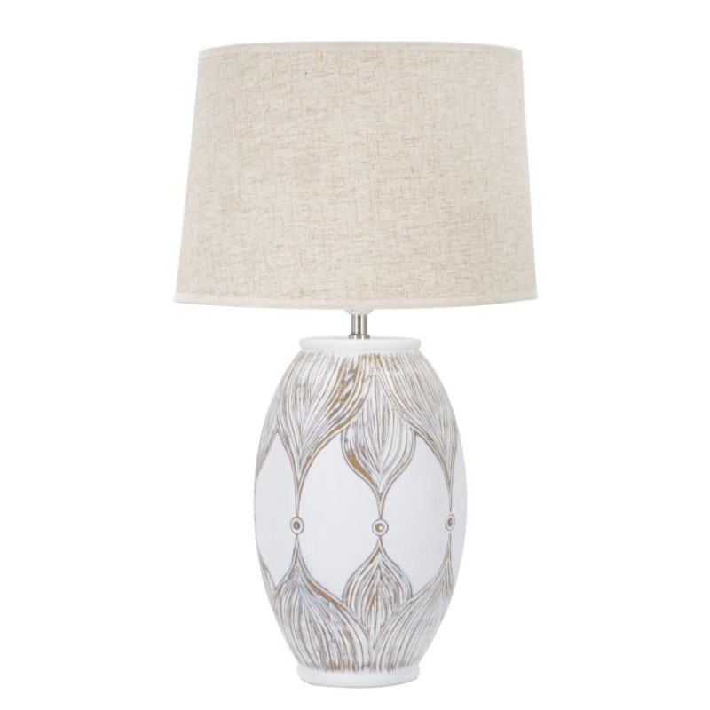 Lampadelle A Da Tavolo Resina Ovale Atene cm ø 38x67