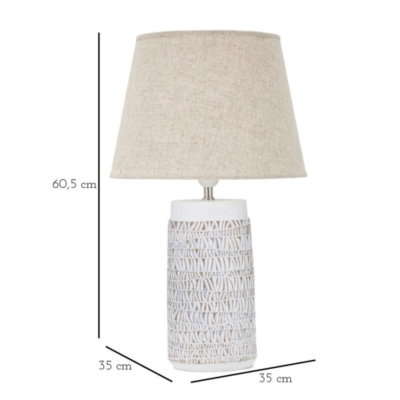 Lampadelle A Da Tavolo Resina Nairobi cm ø 35x60,5