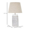 Lampadelle A Da Tavolo Resina Nairobi cm ø 35x60,5