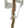 Lampadelle Ario Monkey Bianco cm ø 27x32x60