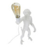 Lampadelle A Da Tavolo Monkey Bianco cm ø 26x34x55