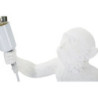 Lampadelle A Da Tavolo Monkey Bianco cm ø 26x34x55