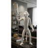 Lampadelle A Da Tavolo Monkey Bianco cm ø 26x34x55