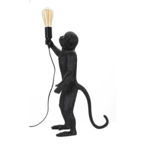 Zoom Lampadelle A Da Tavolo Monkey Nero cm ø 26x34x55