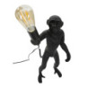 Lampadelle A Da Tavolo Monkey Nero cm ø 26x34x55