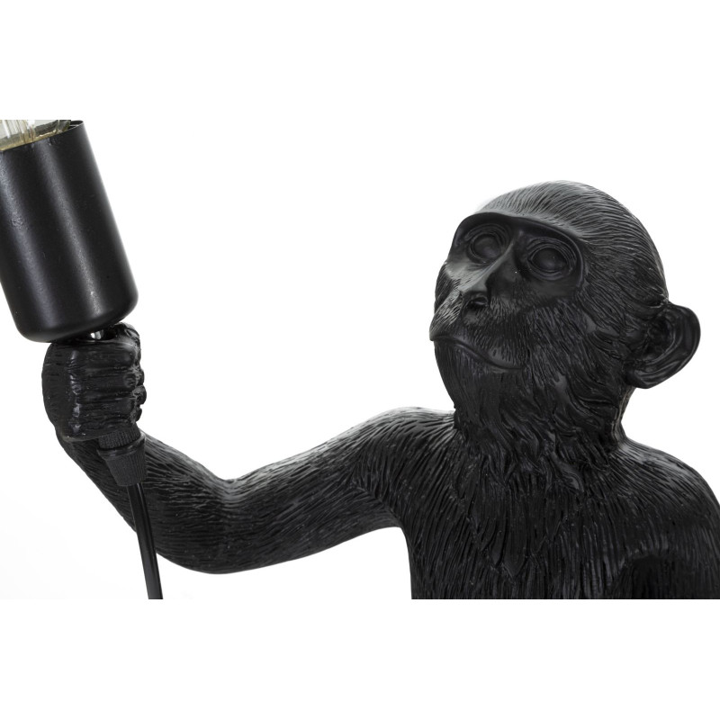 Lampadelle A Da Tavolo Monkey Nero cm ø 26x34x55