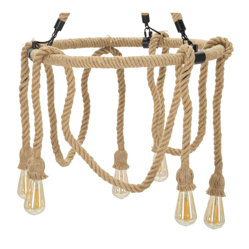 Lampadelle Ario Rope Circle cm ø 64x90