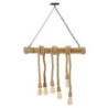 Lampadelle Ario Bamboo/rope cm 80x15x120