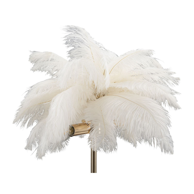 Lampadelle A Da Tavolo Palm Bianca cm ø 40x55